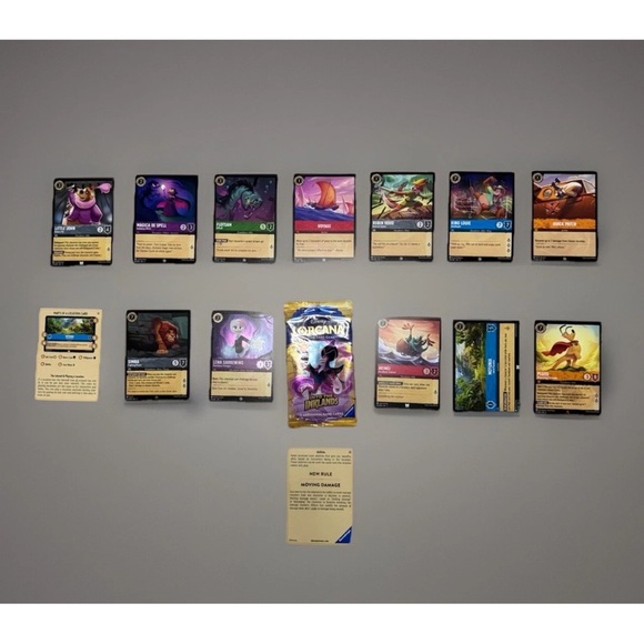 Disney Lorcana Into the Inklands Trading Card Game Pack 1 Sealed 1 Open - Picture 1 of 8